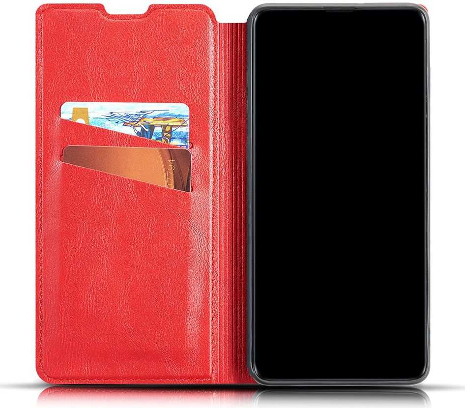 Samsung Galaxy A40 Dun Portemonnee Hoesje Rood afbeelding 2