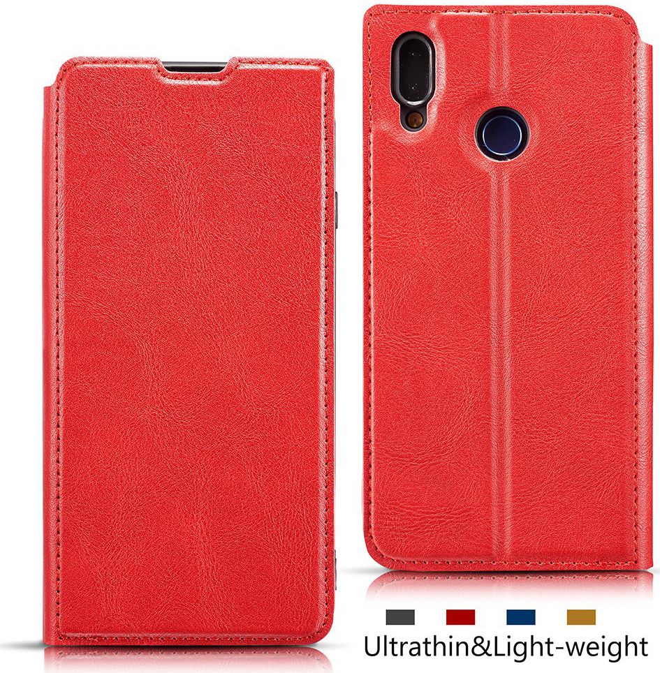 Samsung Galaxy A40 Dun Portemonnee Hoesje Rood afbeelding 6