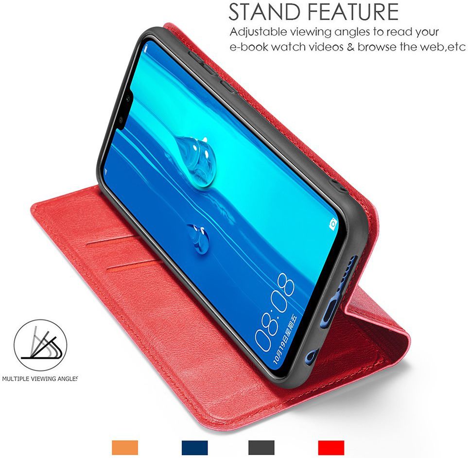 Samsung Galaxy A40 Dun Portemonnee Hoesje Rood afbeelding 8