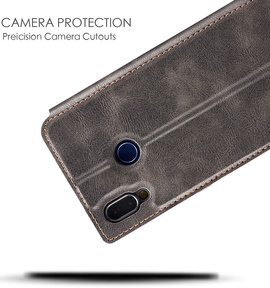 Samsung Galaxy A40 Dun Portemonnee Hoesje Zwart afbeelding 8