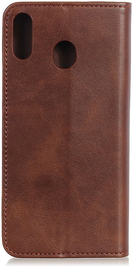 Samsung Galaxy A40 Splitleren Portemonnee Hoesje Donkerbruin afbeelding 6