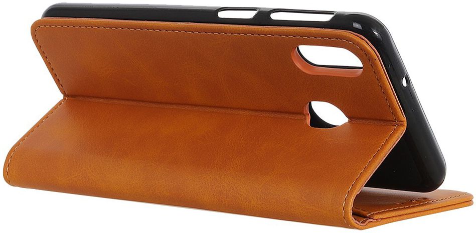 Samsung Galaxy A40 Splitleren Portemonnee Hoesje Bruin afbeelding 7