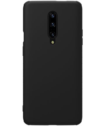 Nillkin Ruberized OnePlus 7 Pro TPU Hoesje Zwart Hoesjes