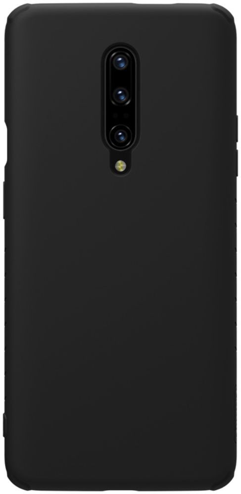 Nillkin Ruberized OnePlus 7 Pro TPU Hoesje Zwart afbeelding 1
