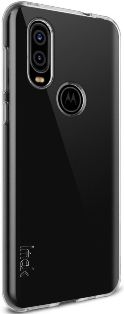 IMAK UX-5 Series Motorola One Vision Hoesje Flexibel TPU Transparant afbeelding 4