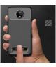 Motorola Moto Z4 Play Siliconen Carbon Hoesje Zwart