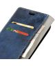 Motorola Moto Z4 Play Vintage Portemonnnee Hoesje Blauw