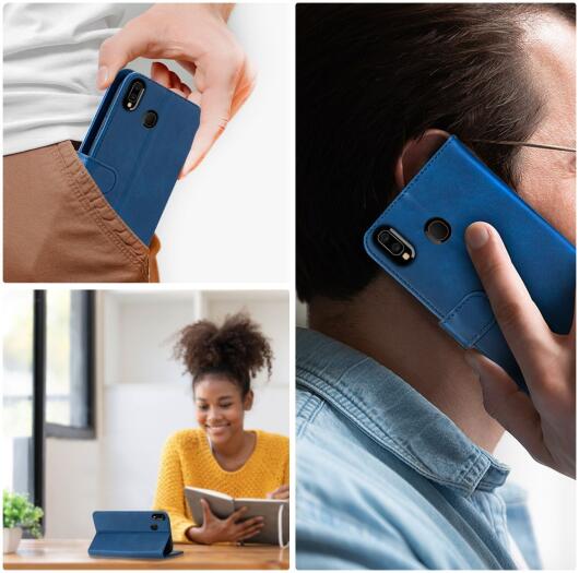 Rosso Element Samsung Galaxy A40 Hoesje Book Cover Blauw afbeelding 6