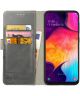 Rosso Element Samsung Galaxy A50 Hoesje Book Cover Grijs