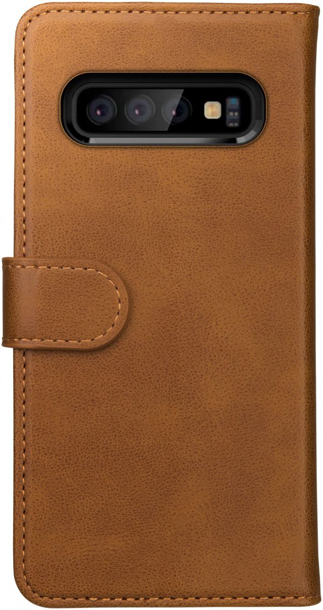 Rosso Element Samsung Galaxy S10 Plus Hoesje Book Cover Lichtbruin afbeelding 2