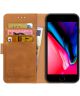 Rosso Element Apple iPhone 7 / 8 Hoesje Book Cover Lichtbruin