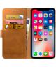Rosso Element Apple iPhone XS / X Hoesje Book Cover Lichtbruin
