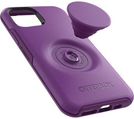 Otter + Pop Symmetry Series Apple iPhone 11 Pro Hoesje Paars afbeelding 5