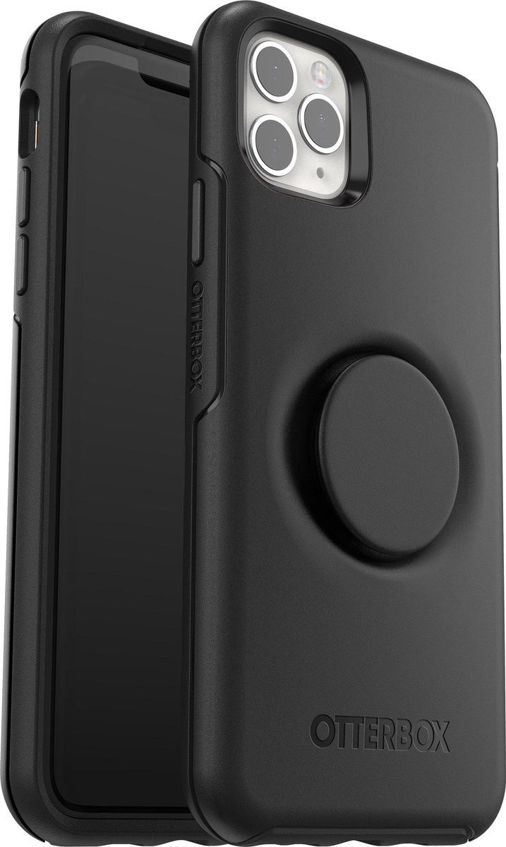 Otter + Pop Symmetry Series Apple iPhone 11 Pro Max Hoesje Zwart afbeelding 1