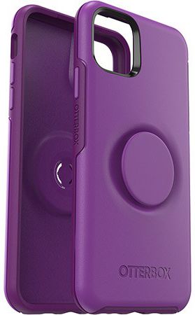 Otter + Pop Symmetry Series Apple iPhone 11 Pro Max Hoesje Paars afbeelding 4