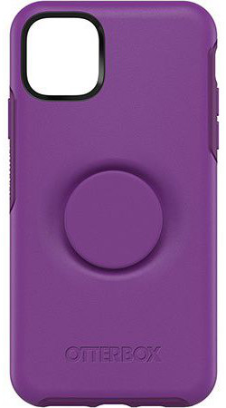 Otter + Pop Symmetry Series Apple iPhone 11 Pro Max Hoesje Paars afbeelding 6