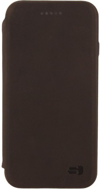 Senza Raw Apple iPhone SE (2020) Hoesje Dun Leren Wallet Case Bruin afbeelding 3