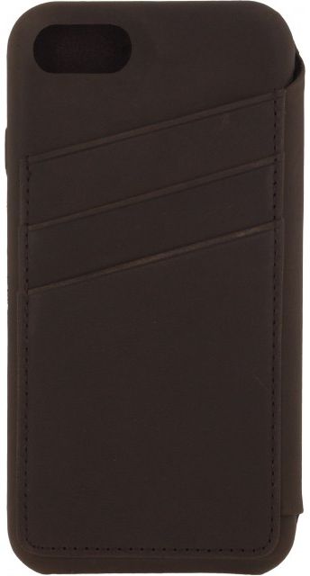 Senza Raw Apple iPhone SE (2020) Hoesje Dun Leren Wallet Case Bruin afbeelding 5