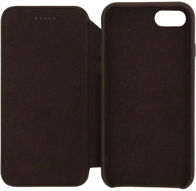 Senza Raw Apple iPhone SE (2020) Hoesje Dun Leren Wallet Case Bruin afbeelding 4
