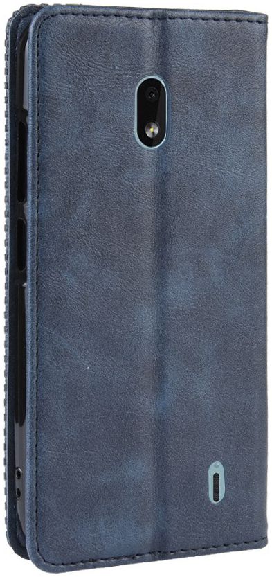 Nokia 2.2 Stijlvol Vintage Portemonnee Hoesje Blauw afbeelding 6