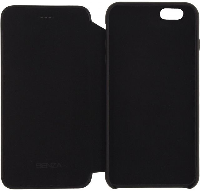 Senza Pure Skinny Leren Portemonnee Hoesje  iPhone 6/6s Zwart afbeelding 5