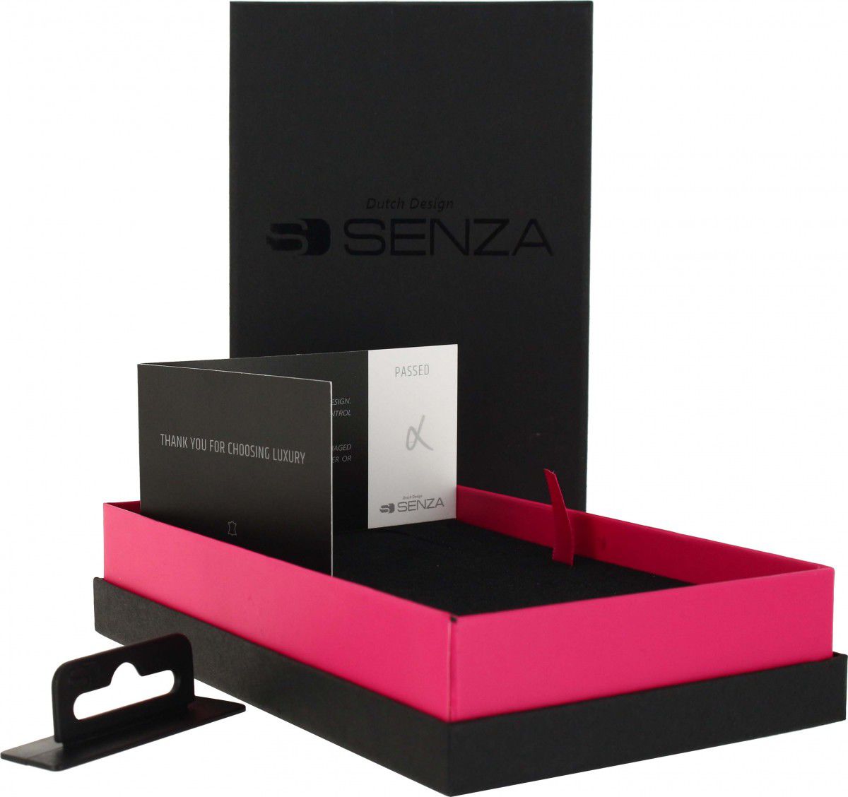 Senza Pure Skinny Leren Portemonnee Hoesje  iPhone 6/6s Zwart afbeelding 8