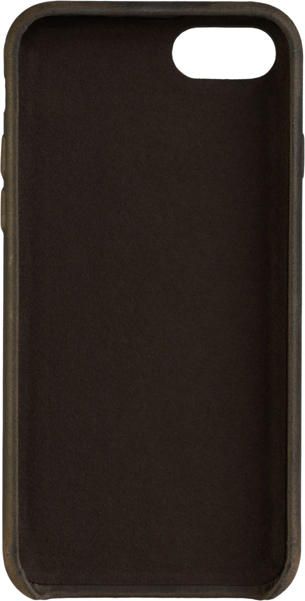 Senza Raw Apple iPhone SE (2020) Hoesje Dun Leren Back Cover Bruin afbeelding 4
