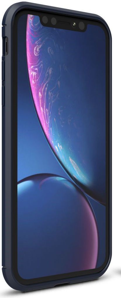 Apple iPhone 11 Hoesje Geborsteld TPU Blauw afbeelding 2