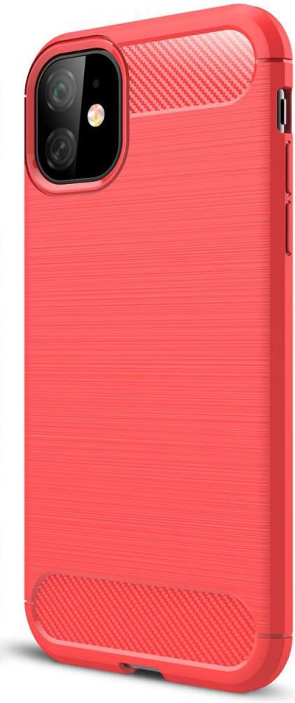 Apple iPhone 11 Hoesje Geborsteld TPU Rood afbeelding 1