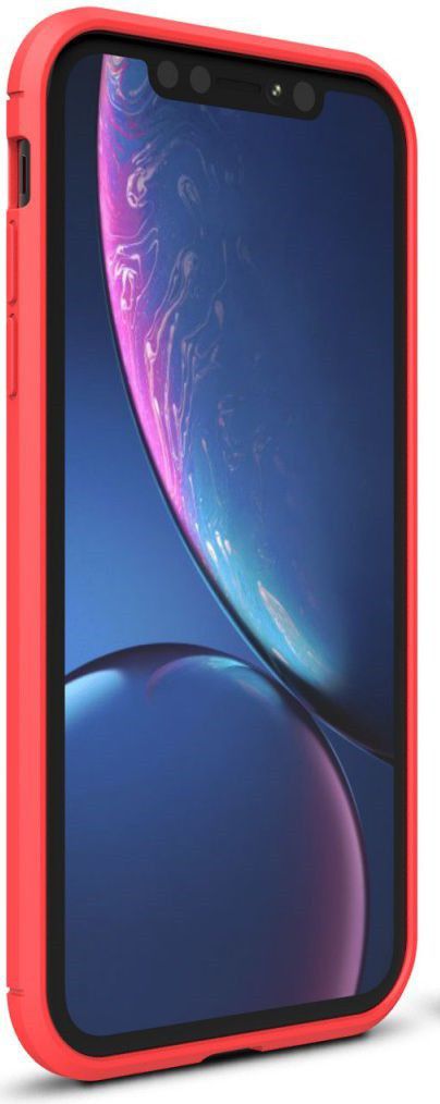 Apple iPhone 11 Hoesje Geborsteld TPU Rood afbeelding 2