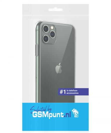 Apple iPhone 11 Pro Hoesje Dun TPU Transparant afbeelding 2