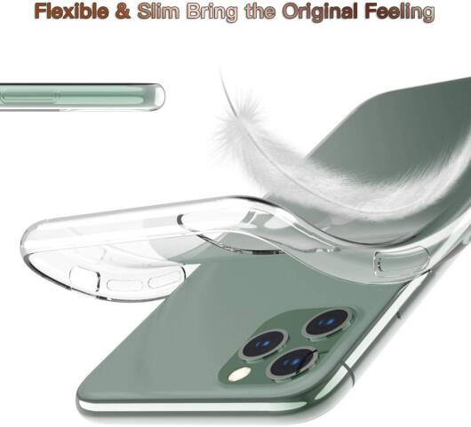 Apple iPhone 11 Pro Hoesje Dun TPU Transparant afbeelding 12