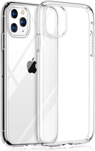 Apple iPhone 11 Pro Hoesje Dun TPU Transparant afbeelding 1