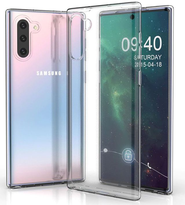 Samsung Galaxy Note 10 Transparant TPU Hoesje afbeelding 3