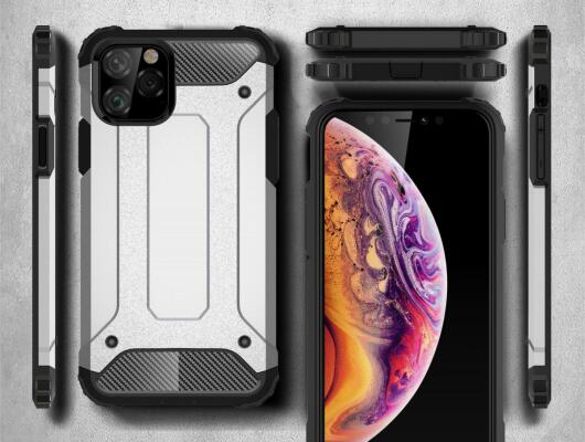 Apple IPhone 11 Pro Hoesje Shock Proof Hybride Back Cover Zwart afbeelding 7