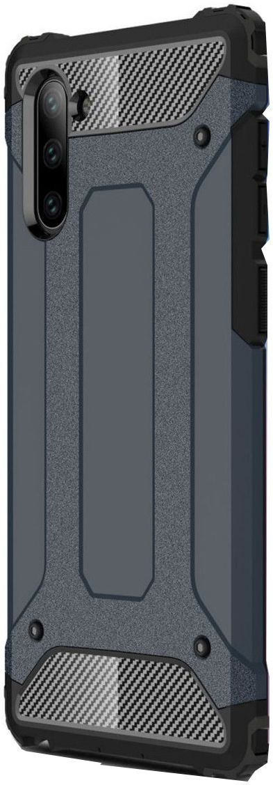 Samsung Galaxy Note 10 Hybride Hoesje Blauw afbeelding 2