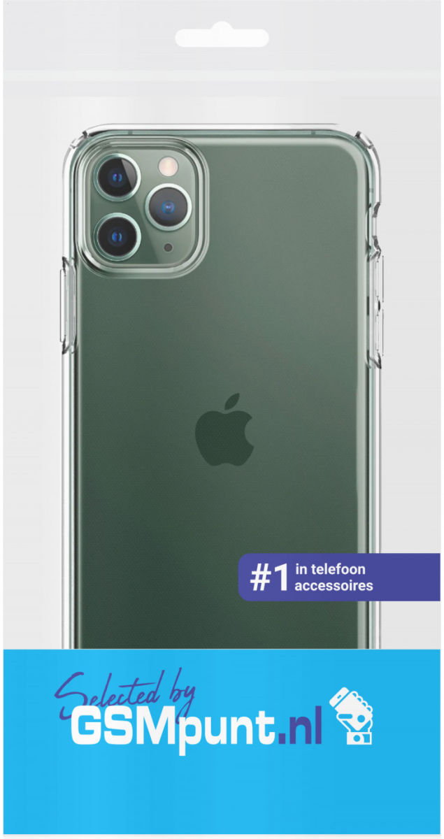 Apple iPhone 11 Pro Hoesje Armor Back Cover Transparant afbeelding 3