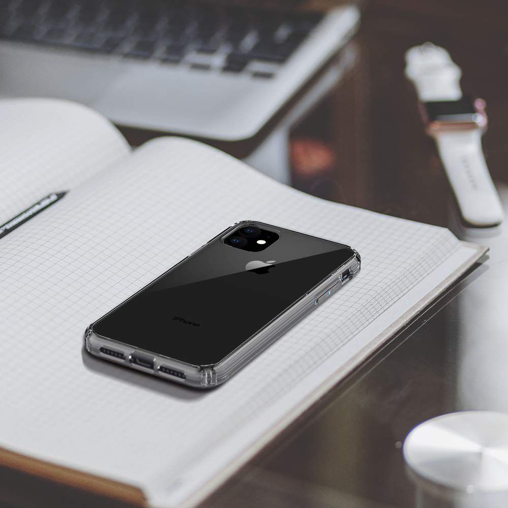 Apple iPhone 11 Hoesje Armor Back Cover Transparant afbeelding 8