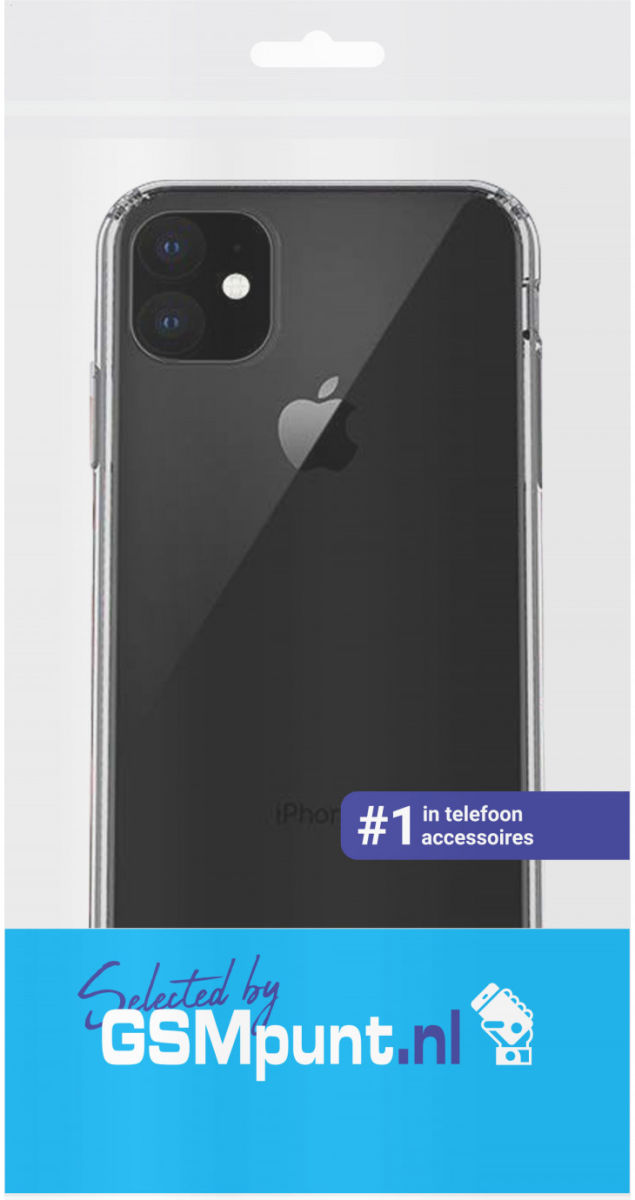 Apple iPhone 11 Hoesje Armor Back Cover Transparant afbeelding 3
