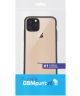 Apple iPhone 11 Pro Max Hoesje Armor Back Cover Transparant / Zwart