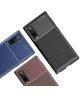 Samsung Galaxy Note 10 Siliconen Carbon Hoesje Zwart