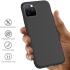 Apple iPhone 11 Pro Max Twill Slim Texture TPU Hoesje Zwart afbeelding 2