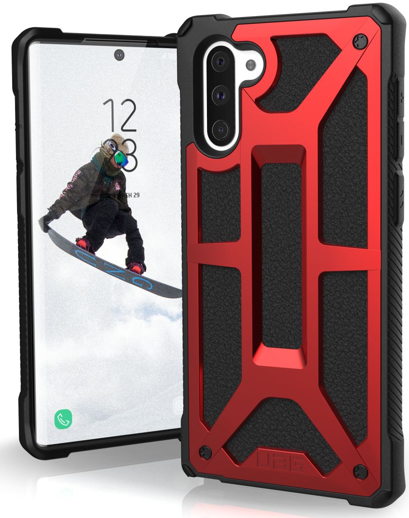 Urban Armor Gear Monarch Hoesje Samsung Galaxy Note 10 Crimson afbeelding 1