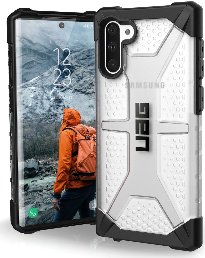 Urban Armor Gear Plasma Samsung Galaxy Note 10 Hoesje Transparant Ice afbeelding 1