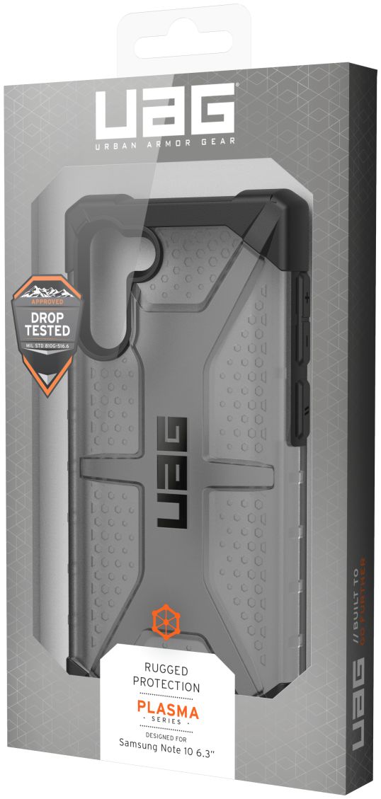 Urban Armor Gear Plasma Samsung Galaxy Note 10 Hoesje Transparant Ash afbeelding 14