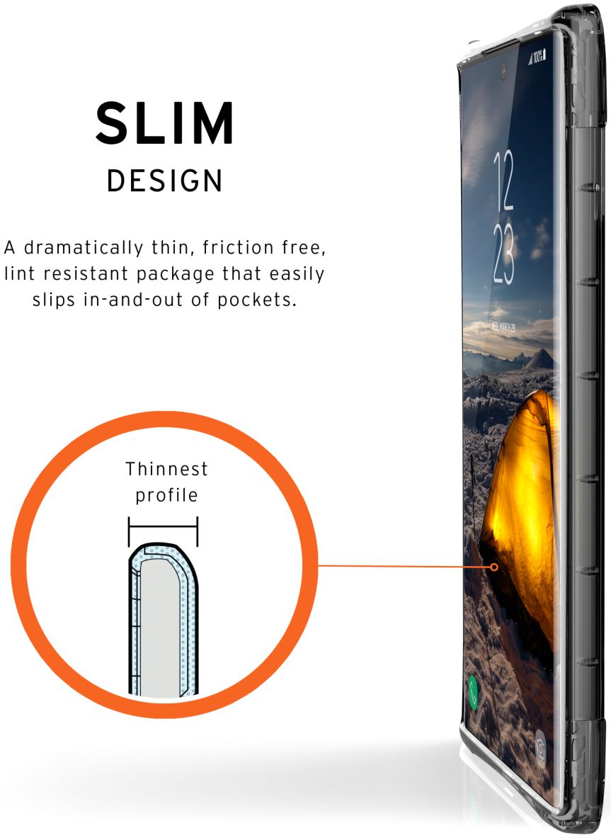 Urban Armor Gear Plyo Hoesje Samsung Galaxy Note 10 Plus Ice afbeelding 6