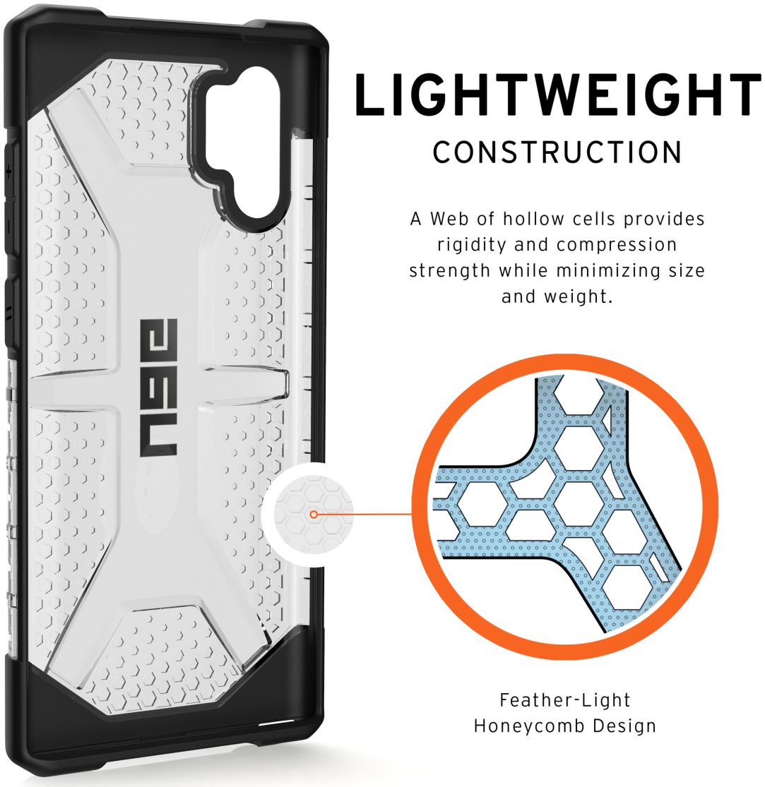 Urban Armor Gear Plasma Hoesje Samsung Galaxy Note 10 Plus Ice afbeelding 4
