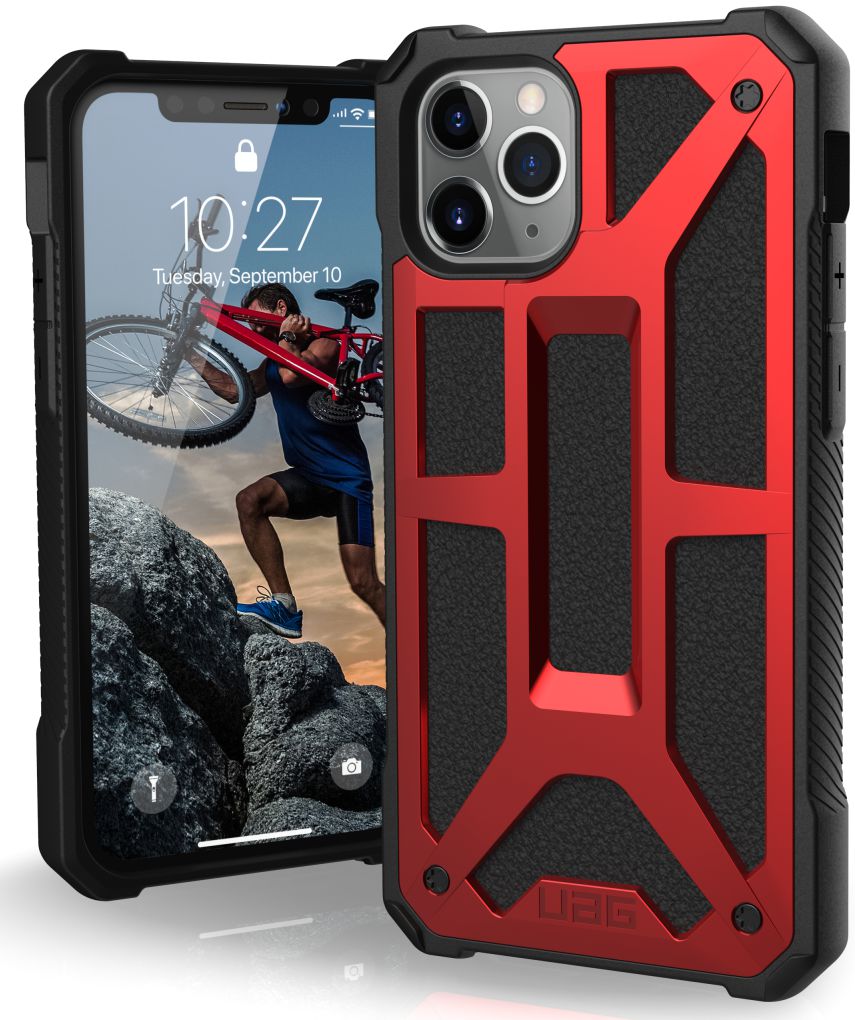 Urban Armor Gear Monarch Apple iPhone 11 Pro Hoesje Crimson afbeelding 2