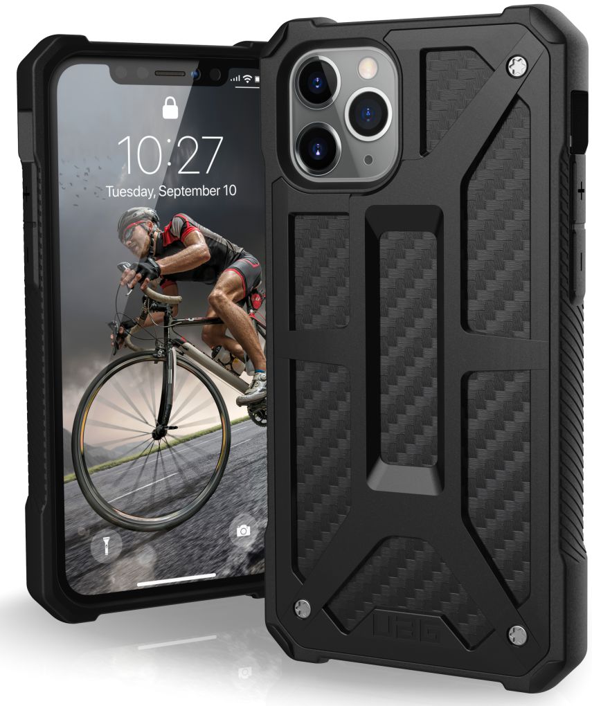 Urban Armor Gear Monarch Apple iPhone 11 Pro Hoesje Carbon Fiber afbeelding 2
