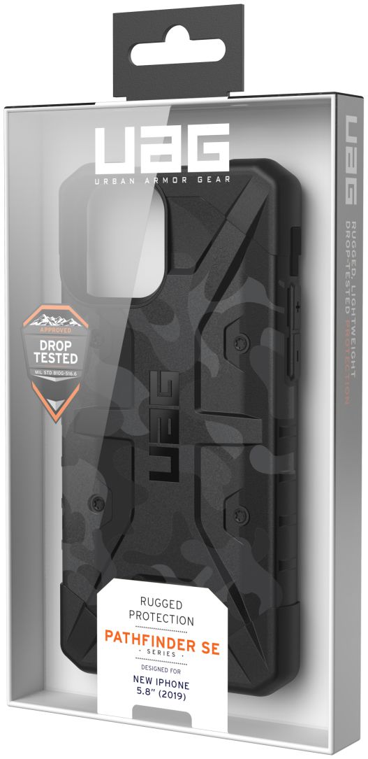 Urban Armor Gear Pathfinder Hoesje Apple iPhone 11 Pro Midnight Camo afbeelding 13